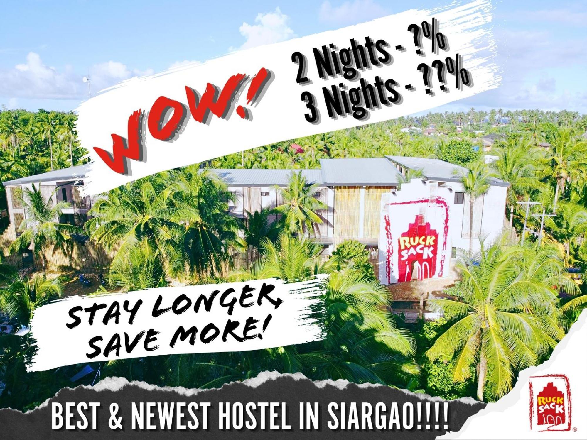Rucksack Inn Siargao General Luna  Exterior foto